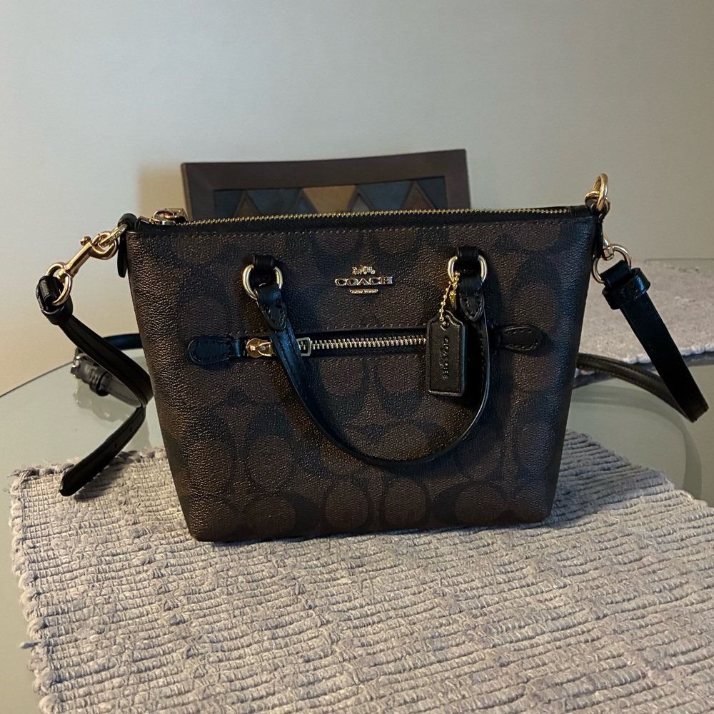 Coach Signature Brown Crossbody Bag